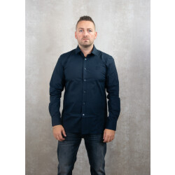 Lyle and Scott Tonal eagle easy care poplin shirt