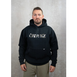 croyez homme Chrome flower hoodie