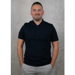 Lyle and Scott Tonal eagle superfine cotton polo shirt