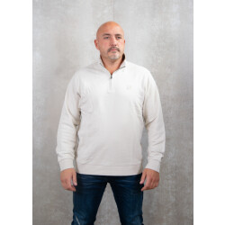 Lyle and Scott Tonal eagle quarter zip sweat