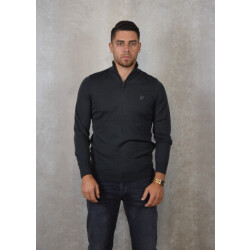 Lyle and Scott Tonal eagle merino quarter zip jumper