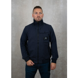Ma.strum Full zip mixed media sweat
