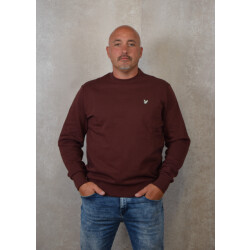 Lyle and Scott Diagonal waeve french terry crewneck