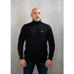 Lyle and Scott Cotton merino turtleneck jumper