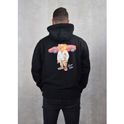 Baron Filou Xcii oversized backprint hoodie chenille