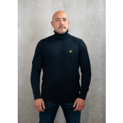 Lyle and Scott Cotton merino turtleneck jumper