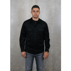 Antony Morato Shirt regular straight fit, suede aspect