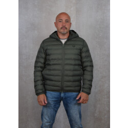 Fred Perry Hooded insulated jacket
