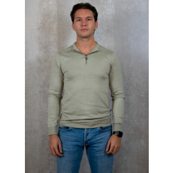 Pure Path Regular fit knitwear halfzip ls