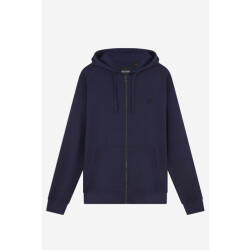 Lyle and Scott Tonal eagle zip through hoodie
