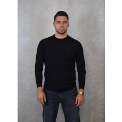 Lyle and Scott Tonal eagle merino crew neck jumper