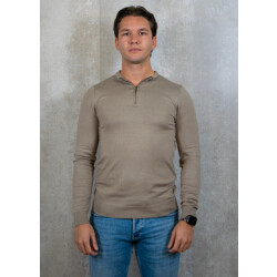 Pure Path Regular fit knitwear halfzip ls
