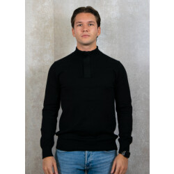 Pure Path Regular fit knitwear halfzip ls