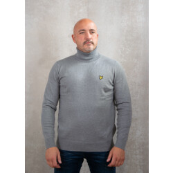 Lyle and Scott Cotton merino turtleneck jumper