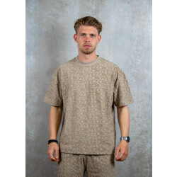 croyez homme Monogram towelling t-shirt