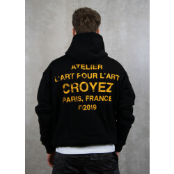 croyez homme Gallery grunge hoodie