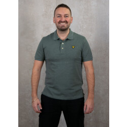 Lyle and Scott Slub polo shirt