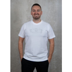 Ma.strum Badge blueprint tee