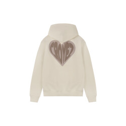 croyez homme Puffed heart hoodie
