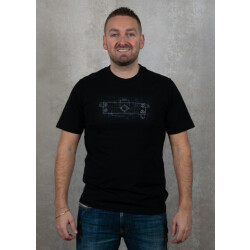 Ma.strum Badge blueprint tee