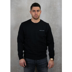 Lyle and Scott Loopback embroidered crew neck sweatshirt