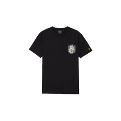 Lyle and Scott Embroidered badge graphic t-shirt