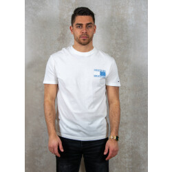 Tommy Hilfiger Reg paisley flag tee