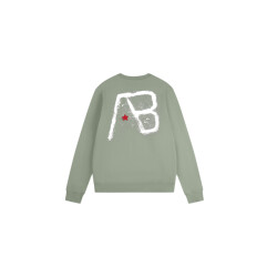 AB Lifestyle Canvas crewneck with print