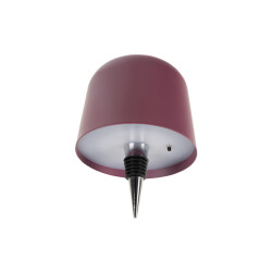 Leitmotiv bottle lamp cone hat led dark mauve