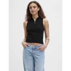 Jack & Jones Jxjayce zip polo neck top knit