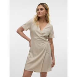Vero Moda Vmmymilo s/s short wrap dress wvn g