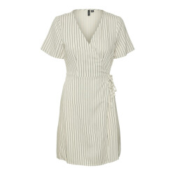 Vero Moda Vmmymilo s/s short wrap dress wvn g