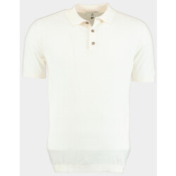 Bos Bright Blue Polo korte mouw polo 2086125/628 ecru