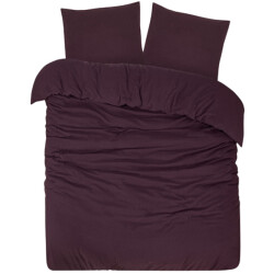 DoubleDry Dekbedovertrek flanel 100% zacht katoen lits jumeaux 240x200/220 cm