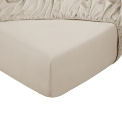 DoubleDry Hoeslaken 100% natuurlijk katoen eenpersoons 90x200 cm zacht &