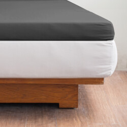 DoubleDry Luxe topper-hoeslaken egyptisch percal katoen 90x200 -