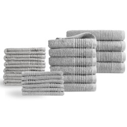 Phlox Handdoeken 22 delig set supreme oeko-tex made in green 600 g/m2 zacht