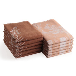 DoubleDry Theedoeken en keukendoeken set 12 stuks 100% katoen hoge