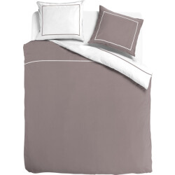DoubleDry Luxe dekbedovertrek doubleface egyptisch percal katoen 200x200/220 -