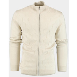 Bos Bright Blue Vest gebreid met zakken art-307/267