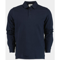 Bos Bright Blue Polo lange mouw polo lm 2602425/220 navy