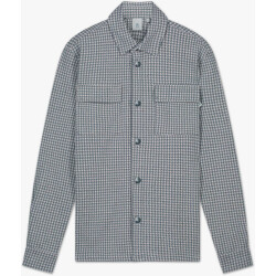 Law of the sea Cloud knitted check shirt