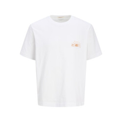 Jack & Jones jorcanggu summer picture tee ss cn 12277229 bright white