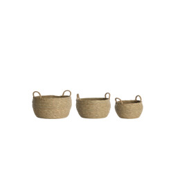 Light & Living mand kilbaha Ø33x30cm - set van 3