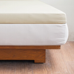 DoubleDry Luxe topper-hoeslaken egyptisch percal katoen 90x200 -