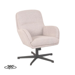 Label51 Fauteuil moss naturel boucle