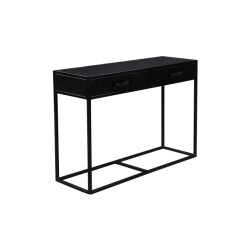 Livingfurn wandtafel kala 120x80x35 cm mangohout / gecoat staal