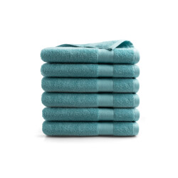 DoubleDry Handdoeken set 70 x 140 cm 6 stuks 100% zacht katoen 500 g/m2 6x