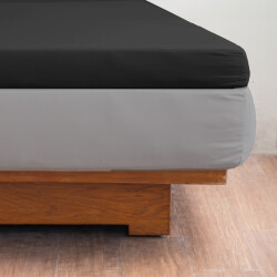 DoubleDry Luxe topper-hoeslaken egyptisch percal katoen 90x200 -