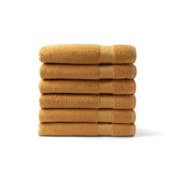 DoubleDry Handdoeken set 70 x 140 cm 6 stuks 100% zacht katoen 500 g/m2 6x